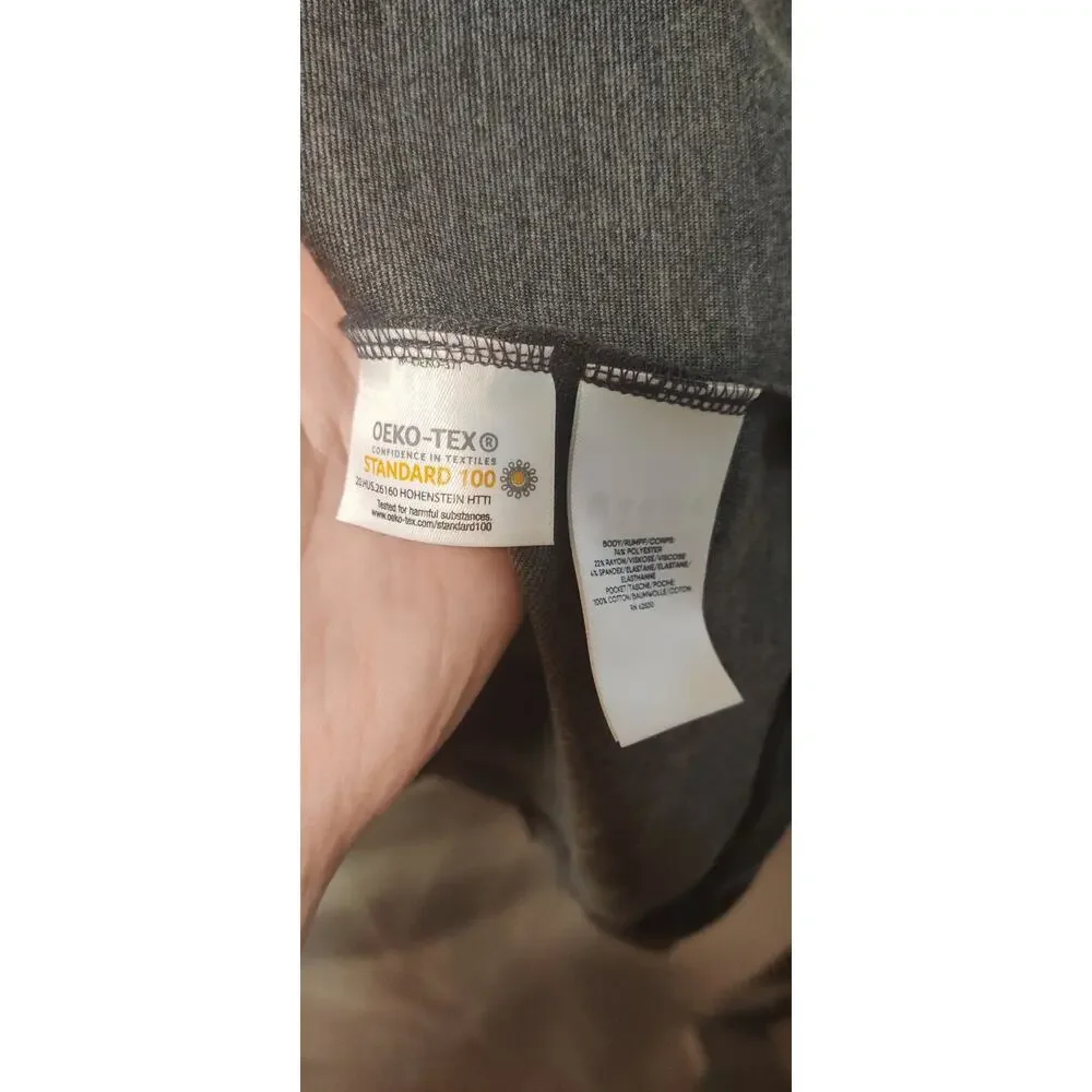 Lands End School Uniform Dress Charcoal Gray  Girls Size 12